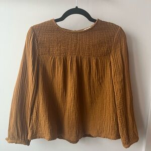 Madewell long sleeve top